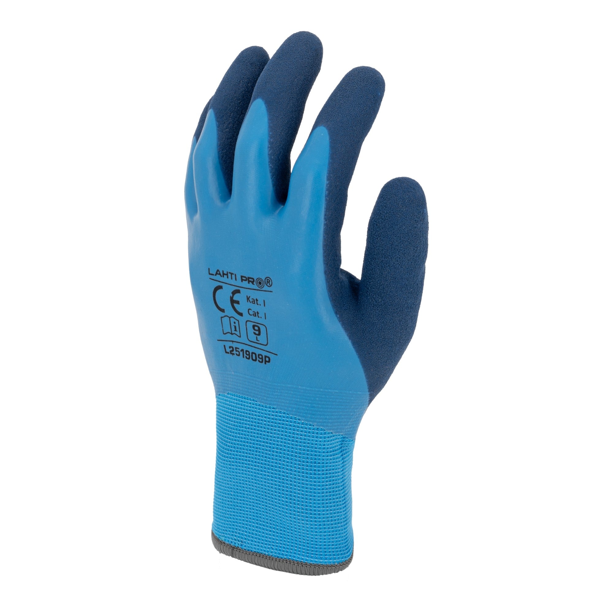 LAHTI PRO Latexbeschichtete Schutzhandschuhe mit Acryl Isolierung Groesse 10 L251910K blau 2 - toolbrothers