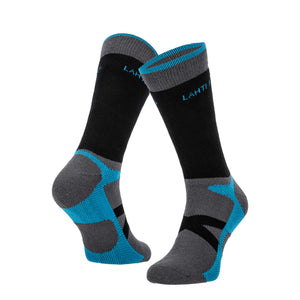 LAHTI PRO Arbeitssocken Größe 43 - 46 ( L3090443 ) grau blau