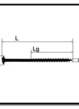 SPAX HI.FORCE Tellerkopfschraube 6,0 x 140 mm 100 Stk. ( 0251010601405 ) Teilgewinde Torx T-STAR plus T30 4CUT WIROX - Toolbrothers