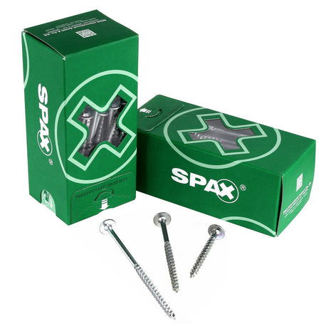 SPAX HI.FORCE Tellerkopfschraube 8,0 x 80 mm 50 Stk. ( 0251010800805 ) Vollgewinde Torx T-STAR plus T40 WIROX 4CUT - Toolbrothers