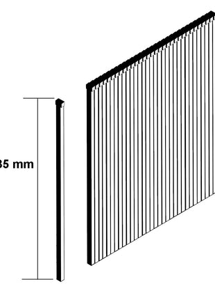 Makita Stauchkopfnagel Brads 35 mm 5000 Stück galvanisiert ( F-31915 ) für Makita Nagler DBN500/AF505/AF506 - Toolbrothers
