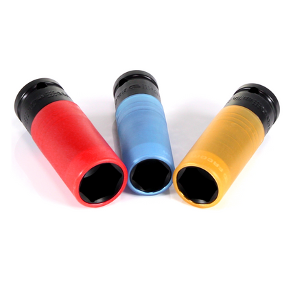 Facom NSI.3L Schlag Steckschlüssel Satz 1/2¨ Impact 3 tlg. 17, 19, 21 mm teflonbeschichtet und kunststoffüberzogen - Toolbrothers