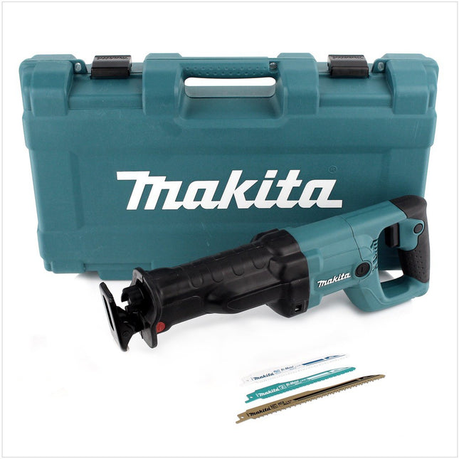 MAKITA JR 3050 T Säbelsäge Reciprosäge + Transportkoffer + 3 teiliges Sägeblatt-Set - Toolbrothers