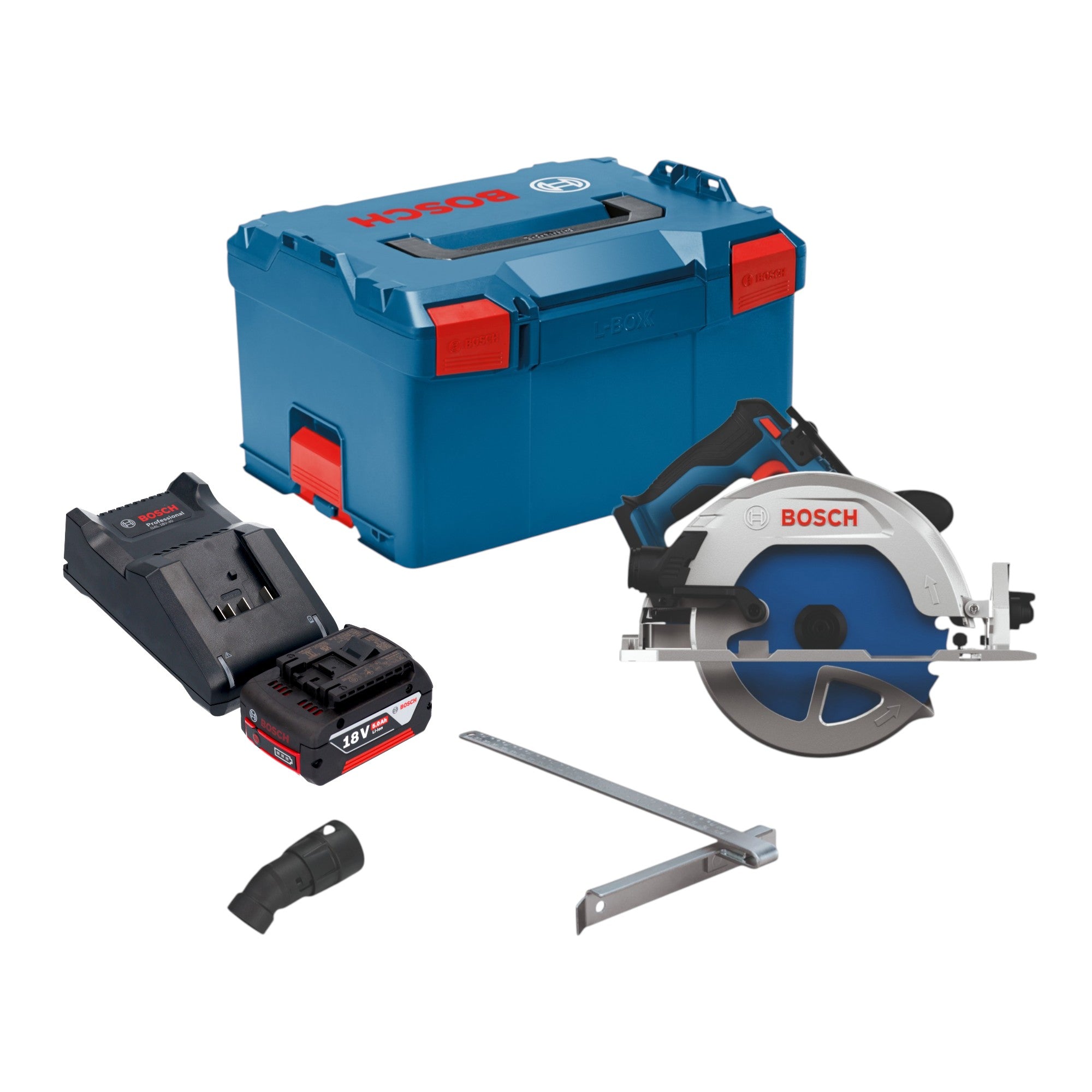 Bosch GKS 18V 68 2 Akku Kreissaege 18 V 190 mm Brushless 1x Akku 5 0 Ah Ladegeraet L Boxx 0 - toolbrothers