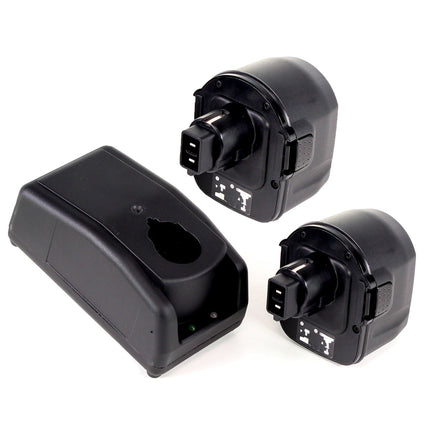 REMS Akku Press ACC 14,4 V Akku Radialpresse mit Zwangsablauf im Stahlblechkasten + 2 x 3,0 Ah Akku + Ladegerät + 3 x Pressbacken M15 M18 M22 - Toolbrothers