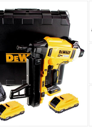 DeWalt DCN 890 L2 Akku Nagler 18 V Li-Ion Brushless im Koffer + 2 x 3,0 Ah Akku + Ladegerät - Toolbrothers