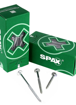 SPAX HI.FORCE Tellerkopfschraube 8,0 x 180 mm 100 Stk. ( 2x 0251010801805 ) Teilgewinde Torx T-STAR plus T40 4CUT WIROX - Toolbrothers