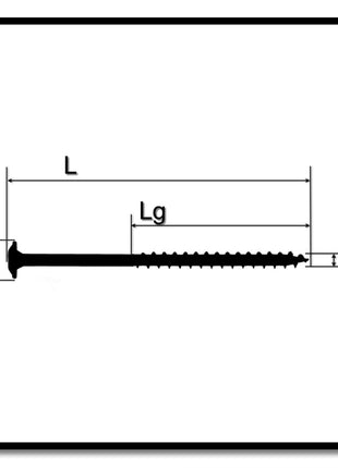 SPAX HI.FORCE Tellerkopfschraube 6,0 x 140 mm 500 Stk. ( 5x 0251010601405 ) Teilgewinde Torx T-STAR plus T30 4CUT WIROX - Toolbrothers