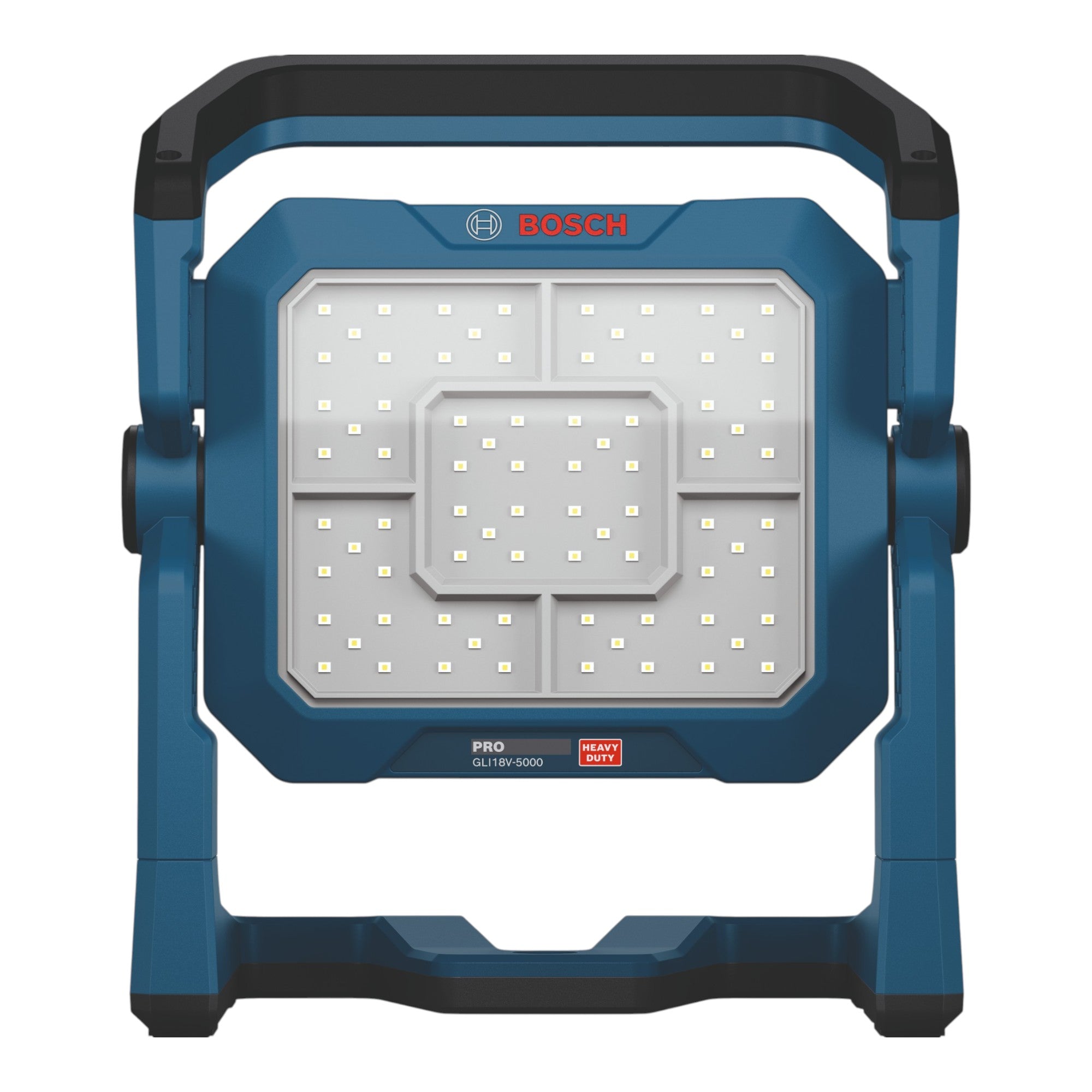 Bosch GLI 18V 5000 Akku Bauleuchte 18 V 5000 lm 2x Akku 4 0 Ah Ladegeraet 1 - toolbrothers