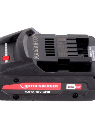 Rothenberger Akku Set 18V LiHD mit 1x Akku 4,0Ah ( 1000002548 ) + Ladegerät ( 1000001654 ) - Toolbrothers