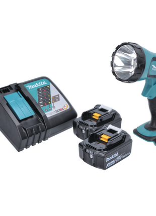 Makita DML 185 RF Akku Lampe / Handleuchte 18 V + 2x Akku 3,0 Ah + Ladegerät - Toolbrothers