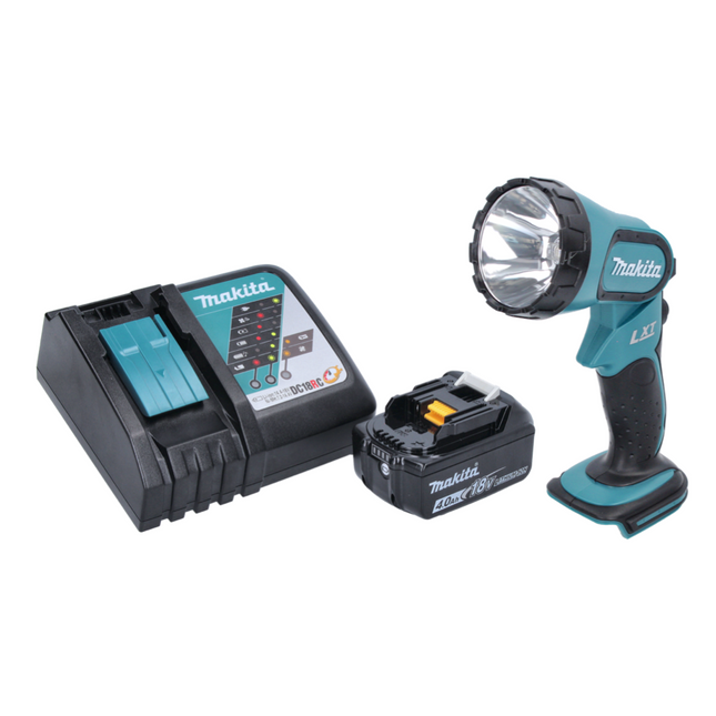 Makita DML 185 RM1 Akku Lampe / Handleuchte 18 V + 1x Akku 4,0 Ah + Ladegerät - Toolbrothers
