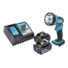 Makita DML 185 RT Akku Lampe / Handleuchte 18 V + 2x Akku 5,0 Ah + Ladegerät - Toolbrothers