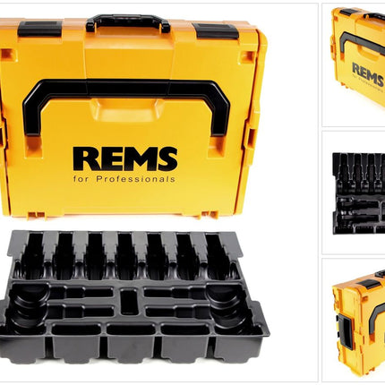 REMS L-BOXX 136 System Werkzeugkoffer + Einlage für Mini Presszangen ( 578659R ) - Toolbrothers