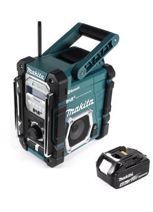 Makita DMR 112 M1 Akku Baustellen Radio 7,2 - 18V Bluetooth DAB+ + 1x 4,0Ah Akku - ohne Ladegerät - Toolbrothers