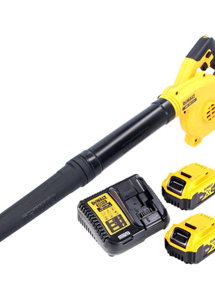 DeWalt DCV 100 P2 Akku Gebläse / Laubbläser 18 V + 2x Akku 5,0 Ah + Ladegerät - Toolbrothers