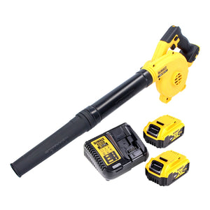 DeWalt DCV 100 P2 Akku Gebläse / Laubbläser 18 V + 2x Akku 5,0 Ah + Ladegerät