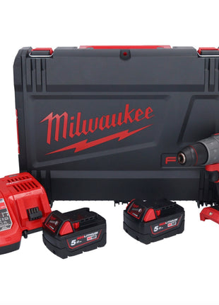 Milwaukee M18 FPD2-502X Akku Schlagbohrschrauber 18 V 135 Nm Brushless ( 4933464264 ) + 2x Akku 5,0 Ah + Ladegerät + HD-Box - Toolbrothers