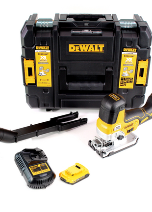 DeWalt DCS 335 D1 Akku Stichsäge 18V + 1x Akku 2,0 Ah + 1x Schnellladegerät in TSTAK - Toolbrothers