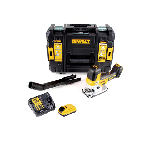 DeWalt DCS 335 L1 Akku Stichsäge 18V + 1x Akku 3,0 Ah + 1x Schnellladegerät in TSTAK - Toolbrothers