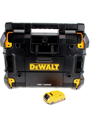 DeWalt DWST1-81078 Akku Netz Baustellenradio TSTAK DAB+ USB IP54 Bluetooth + 1x Akku 2,0Ah - Toolbrothers