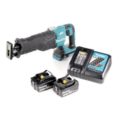 Makita DJR 360 RF Akku Reciprosäge 36V ( 2x18V ) Brushless Säbelsäge + 2x 3,0 Ah Akku + Ladegerät - Toolbrothers