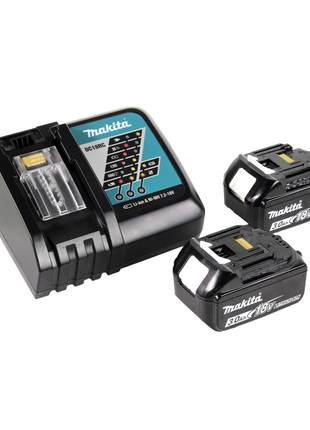 Makita DJR 360 RF Akku Reciprosäge 36V ( 2x18V ) Brushless Säbelsäge + 2x 3,0 Ah Akku + Ladegerät - Toolbrothers