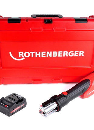 Rothenberger ROMAX 4000 Akku Pressmaschine 18 V Li-Ion elektrohydraulisch im Transportkoffer mit 4 Ah Akku, ohne Ladegerät - Toolbrothers