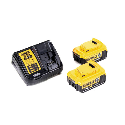 DeWalt DCW 604 M2 Akku Kombifräse 18V 55 mm + 2x Akkus 4,0 Ah + 1x Schnellladegerät in TSTAK - Toolbrothers