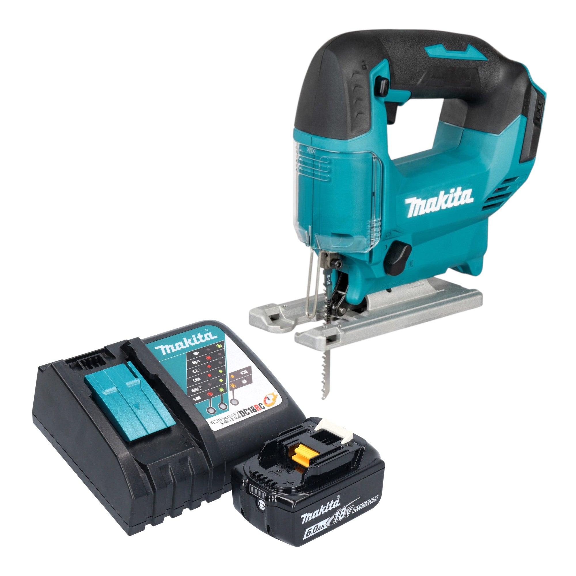 Makita DJV 186 RG1 Akku Pendelhubstichsaege 18 V 1x Akku 6 0 Ah Ladegeraet 0 - toolbrothers