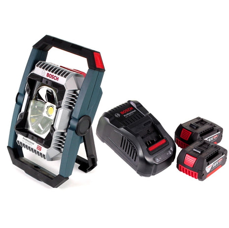 Bosch GLI 18V-2200 C Akku Lampe 18V 2200lm Bluetooth ( 0601446501 ) + 2x 5,0 Ah Akku + Ladegerät - Toolbrothers