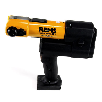 REMS Akku-Press Acc 22V Radialpresse im SBK Set ( 576010 R220 ) im Stahlblechkasten + 1x 2,5 Ah Akku + Ladegerät - Toolbrothers