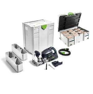 Festool DF 700 EQ-Plus Domino XL Dübelfräse 720W ( 574320 ) 70mm im Systainer + 306 tlg. Dübel-Set