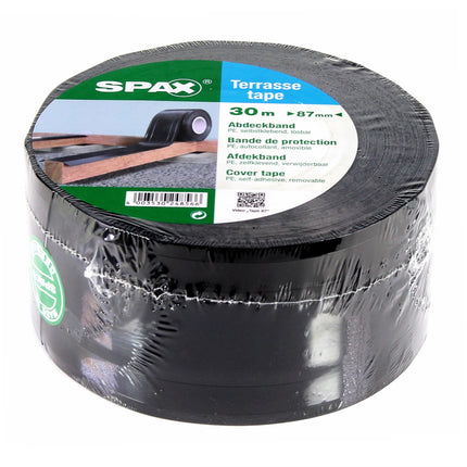 SPAX Tape 30m x 87mm 2x Klebeband UV-resistent ( 2x 5000009186419 ) selbstklebend lösbar - Toolbrothers