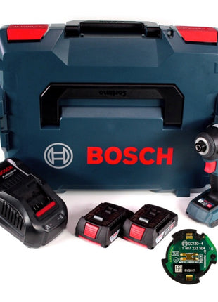 Bosch GDR 18V-200 C Akku Drehschlagschrauber 1/4" 18V 200Nm + 2x Akkus 2,0Ah + Ladegerät + Connect-Modul in L-Boxx - Toolbrothers