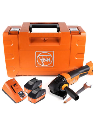 FEIN CCG 18-125 BLPD Akku Winkelschleifer 125 mm 18V ( 71200462000 ) Set im Koffer mit 2x 5,2 Ah High Power Akku und Lader - Toolbrothers