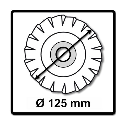 Bosch Fächerschleifscheiben X551 Expert for Metal 125mm, K60, 10 Stück ( 10x 2608606717 ) - Toolbrothers
