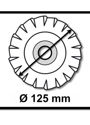 Bosch Fächerschleifscheiben X551 Expert for Metal 125mm, K120, 10 Stück ( 10x 2608607347 ) - Toolbrothers