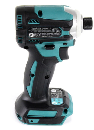 Makita DTD 171 ZJ Akku Schlagschrauber 18 V 180 Nm 1/4" Brushless + Makpac - ohne Akku, ohne Ladegerät - Toolbrothers