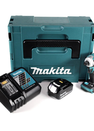 Makita DTD 171 RT1J Akku Schlagschrauber 18 V 180 Nm 1/4" Brushless + 1x Akku 5,0 Ah + Ladegerät + Makpac - Toolbrothers