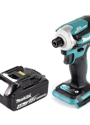 Makita DTD 171 M1 Akku Schlagschrauber 18 V 180 Nm 1/4" Brushless + 1x Akku 4,0 Ah - ohne Ladegerät - Toolbrothers