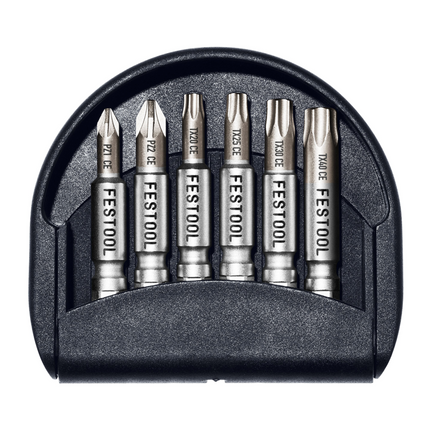 Festool CENTRO Bit-Set 1 Bit-Sortiment ( 205087 ) für Festool Akku-Bohrschrauber und Akku-Schlagbohrschrauber mit FastFix Aufnahme und Werkzeugfutter WH-CE CENTROTEC