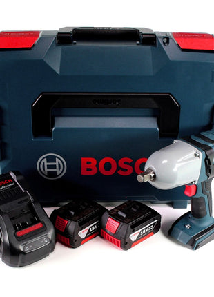 Bosch GDS 18V-LI HT Akku Drehschlagschrauber 18V 650 Nm ( 06019B1302 ) mit 2x 3,0 Ah Akku und Lader in L-Boxx - Toolbrothers