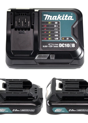 Makita Power Source Kit 12V mit 2x BL1021B Akku 2,0Ah + DC10SB Ladegerät - Toolbrothers