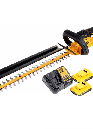 DeWalt DCM 563 D2 Akku Heckenschere 18V 55,8cm + 2x 2,0Ah Akku + Ladegerät - Toolbrothers