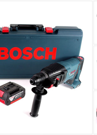 Bosch GBH 18V-26 D Akku Bohrhammer 18V 2,5J SDS-Plus im Handwerkerkoffer + 1x 3,0Ah Akku - ohne Ladegerät - Toolbrothers