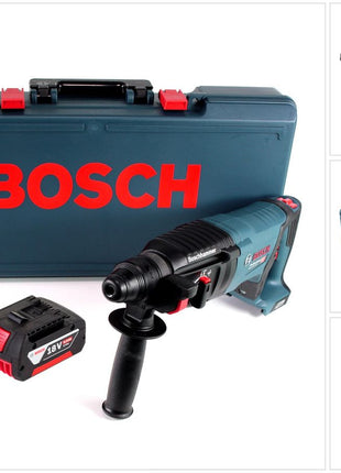 Bosch GBH 18V-26 D Akku Bohrhammer 18V 2,5J SDS-Plus im Handwerkerkoffer + 1x 6,0Ah Akku - ohne Ladegerät - Toolbrothers