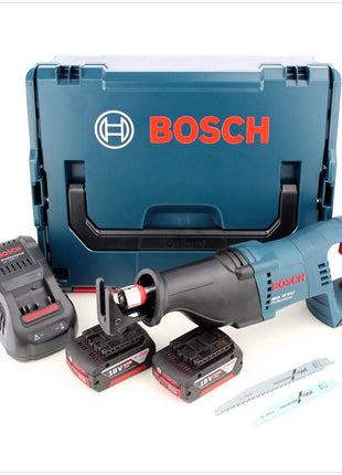 Bosch GSA 18 V-Li Akku Säbelsäge 18V ( 060164J00B ) Reciprosäge + L-Boxx + 2x Akku 5,0Ah + 1x Ladegerät - Toolbrothers