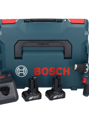 Bosch GSR 12V-35 Professional Akku Bohrschrauber 12 V 35 Nm Brushless + 2x Akku 6,0 Ah + Ladegerät + L-Boxx - Toolbrothers