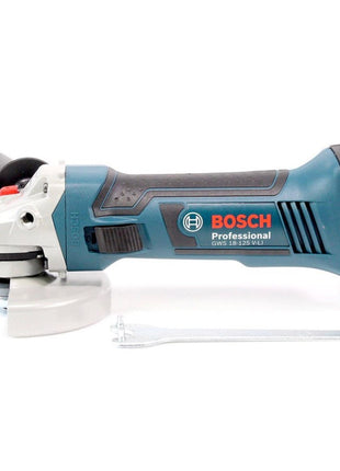 Bosch GWS 18-125 V-Li Akku Winkelschleifer 18V 125mm Solo + 10x Fächerschleifscheiben für Metall + L-Boxx - Toolbrothers